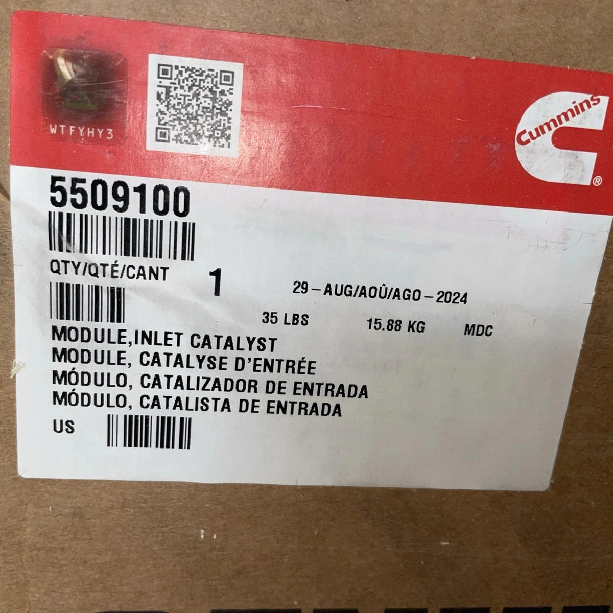 5509100 Genuine Cummins Inlet Catalyst Module – Truck To Trailer